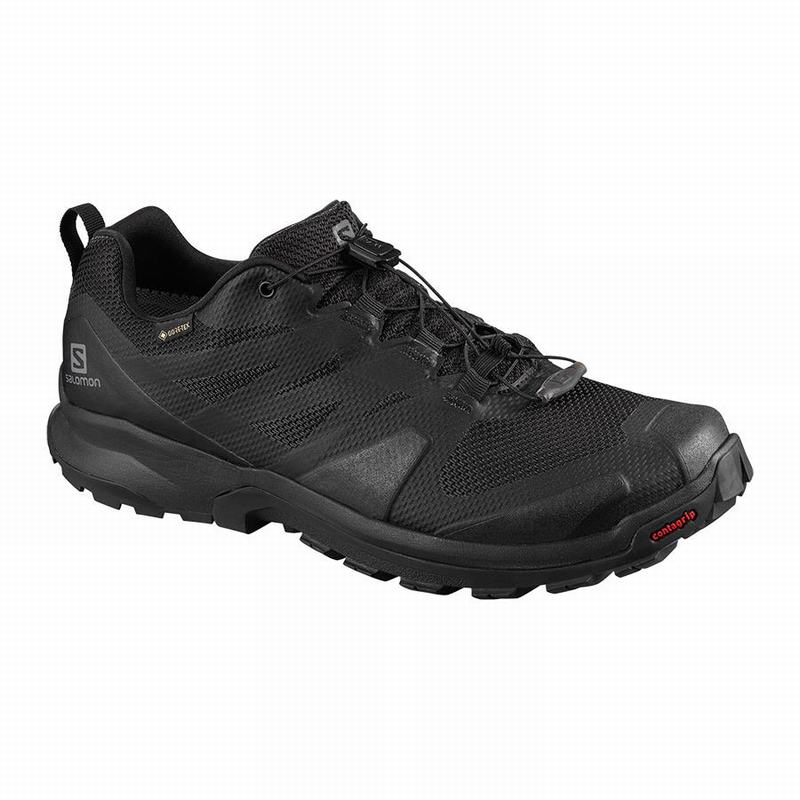 SALOMON XA ROGG GTX Philippines - Men's Trail Running Shoes - Black | 935067-MOQ